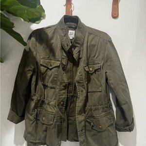 Gap Olive Utility Field Jacket - small